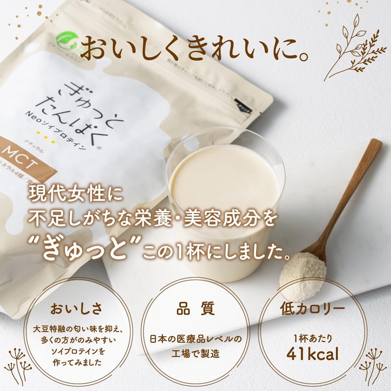 Fuji Oil Gyutto Protein, 8.5 oz (240 g), Natural Soy