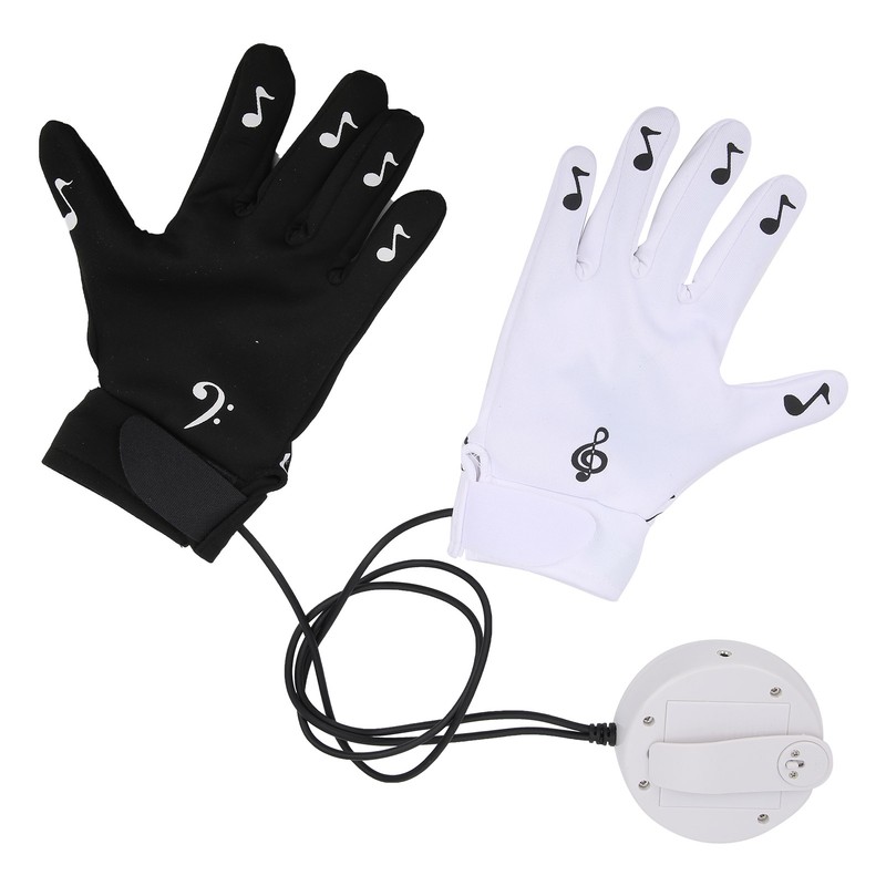 Electronic Piano Gloves for Kids Adults with Speakers Portable Party