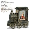 DRomance Music Snow Globe Train Lantern with Music and Timer,