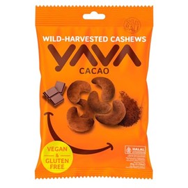 YAVA Wild-Harvested Cashews Cacao 10x35g