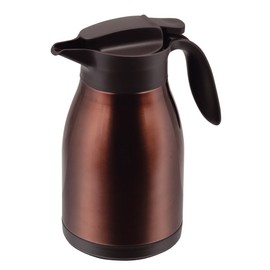 パール金属 ポット 卓上ポット テーブルポット 1.5L ステンレス製 保温 保冷 ブラウン ネオイーシス HB-1566