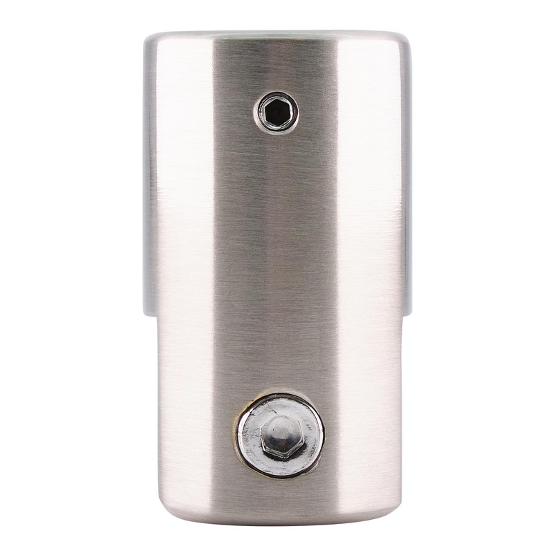 CRL Brushed Nickel Support Bar Bracket for 3/8" to 1/2"