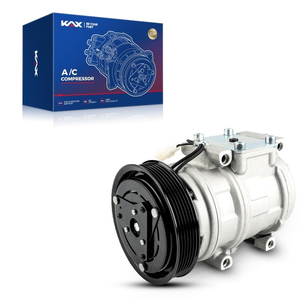 KAX 78334 Air Conditioner AC Compressor with Clutch, Replacement for