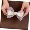 TOVINANNA Elegant Rhinestone Bow Hairpin Small Bows Clip for Girls
