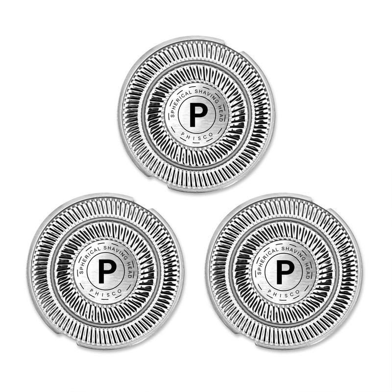 Phisco Waterproof Replacement Blades for Electric Electric Razors - Compatible