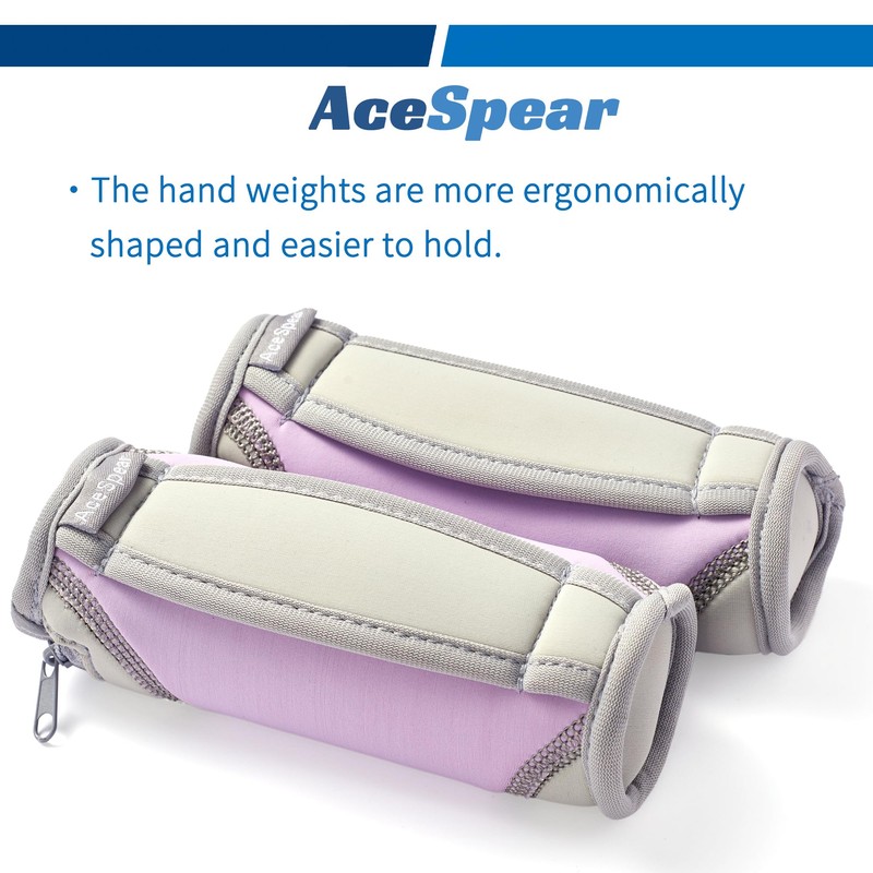 AceSpear Hand Weights for Women Men 1lb 2lbs 3lbs 4lbs