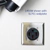 Leviton 50 Amp EV Charging Receptacle/Outlet, Heavy Duty, Weather Resistant,