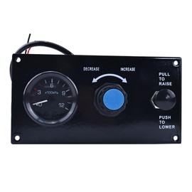 Demfec Lift Axle Control Assembly Valve With Push-Pull Air Valve, Single-Acting, Raise & Lower Lift Axle, Pre-Plumbed & Assembled, Fitting/DOT Tubing & Mounting Plate Included,Replaces 6451050