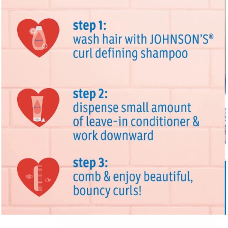 Johnson's Curl Defining Tear-Free Kids' Leave-in Conditioner with Shea Butter