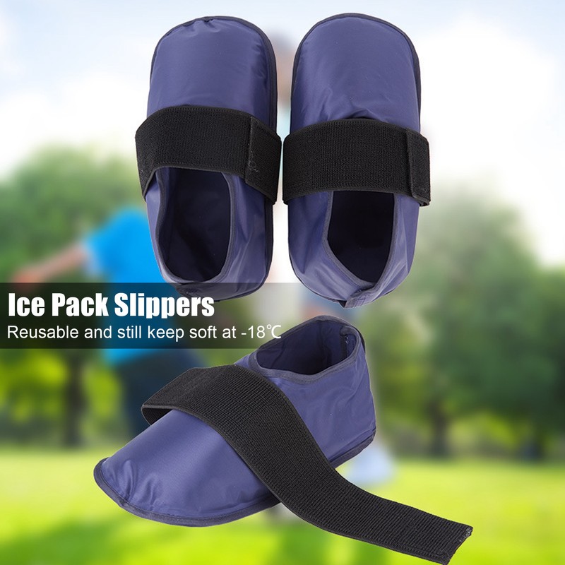Ice Pack Slippers Foot Ice Pack Wrap for Foot Injuries