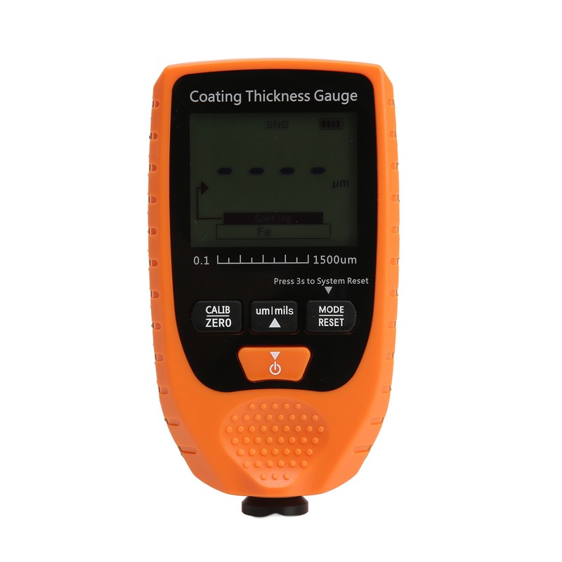 1500um Handheld Coating Thickness Gauge Tester Automobile Paint Thickness Measuring