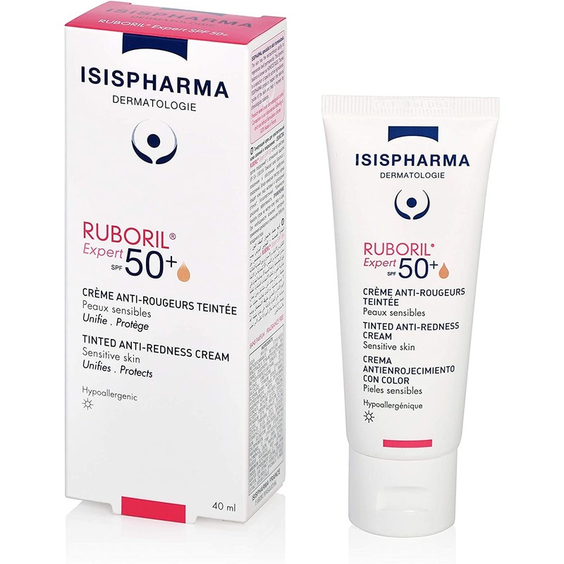 IsisPharma Ruboril Expert 50+ Unisex Redness Cream Colour White