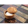 Swissmar Napoli Salt Keeper with Removable Lid, Olive Wood