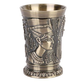Taza de Vino Estilo Egipto Vintage, Copa de Metal, Decoración Artística, Decoración para el Hogar, Adornos para el Hogar