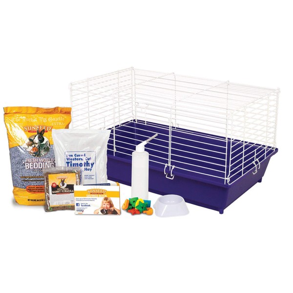 Ware Manufacturing Home Sweet Home Sunseed Rabbit Cage Starter Kit