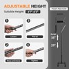 Homodoskey Adjustable Walking Cane with Offset Soft Cushioned Handle for