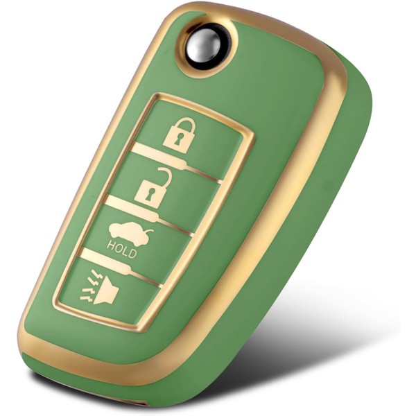 WORCAS TPU Smart Key Fob Case Protective Cover Compatible with