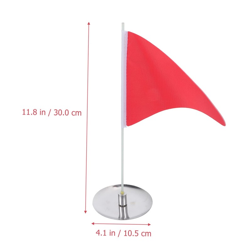 Gatuida 1 Set Golf Practice Flag Golf Hole Cup Tray