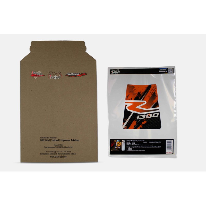 Tankpad Motorcycle Protector Compatible with KTM Super Duke R 1390
