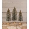 Bethany Lowe Midnight Shine Bottle Brush Trees, Set of 3