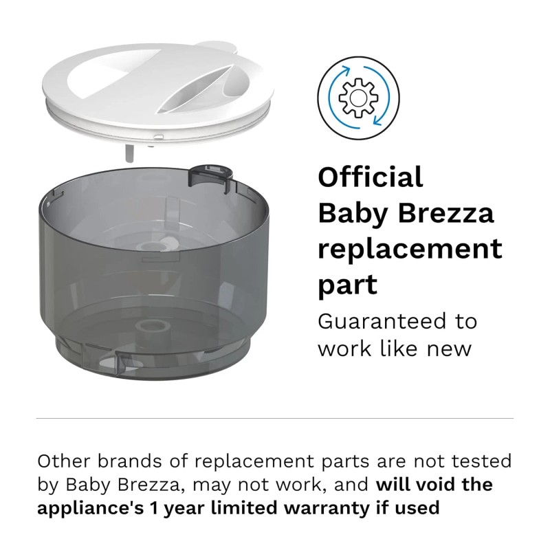 Baby Brezza Replacement Powder Container and Lid for Formula Pro