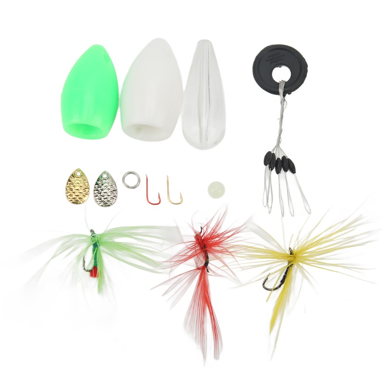 Fly Hook Throwing Set Simulation Fishing Lures Bait Kit with