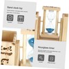 Mikinona Retro Wooden Timer Creative Sand Clock for Home Decoration
