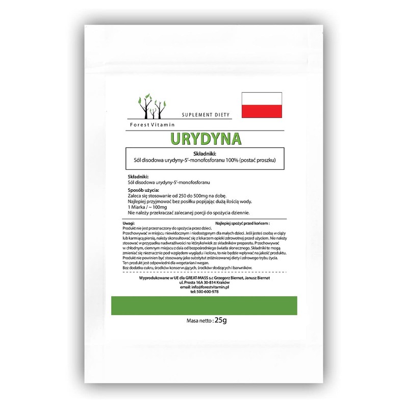 URIDIN Forest Vitamin Uridine Powder Storage and Concentration (25)