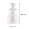 Happyyami 1pc Christmas Snowman Shape Craft Foam Ball Polystyrene Snowman