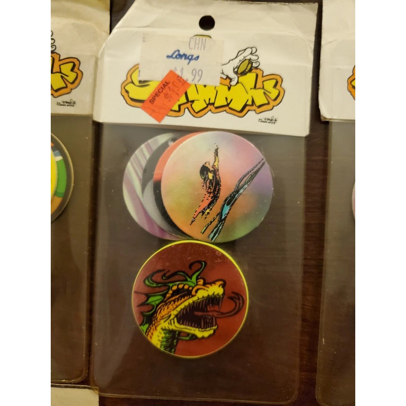 slammiz 1 Pack of Vintage Milk Caps with Vintage Slammer