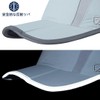GADIEMKENSD Folding Mesh Sports Cap, Reflective Stripe, Running Hat, Breathable,