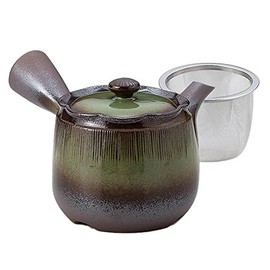 Banko Ware 476-29-713 Hanahana Shinrin Banko Teapot (with tea strainer)