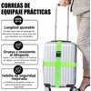 Amarres de Maleta, 4 Correas de Equipaje para Maletas Ajustable