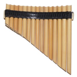 Beginners Set Bamboo Tunable Pan Flute + Case + Guide Book & Online Audio/Video