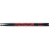 Tama 7a Rhythimic Fire Red Black Lacquered Stick Drumsticks