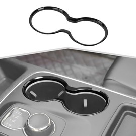 Amayum for Dodge Durango Front Cup Holder Frame Water Cup Holder Gear Shift Console Drink Holder Cover Interior Accessories Fit for Dodge Durango 2011+