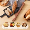 Zerymhan Bread Knife for Homemade Bread,Wooden Sourdough Bread for Slicing,Bow