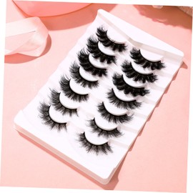 FRCOLOR 4sets Natural False Lashes Eyelashes Extensions Makeup Accessories Kit 7pairs*4