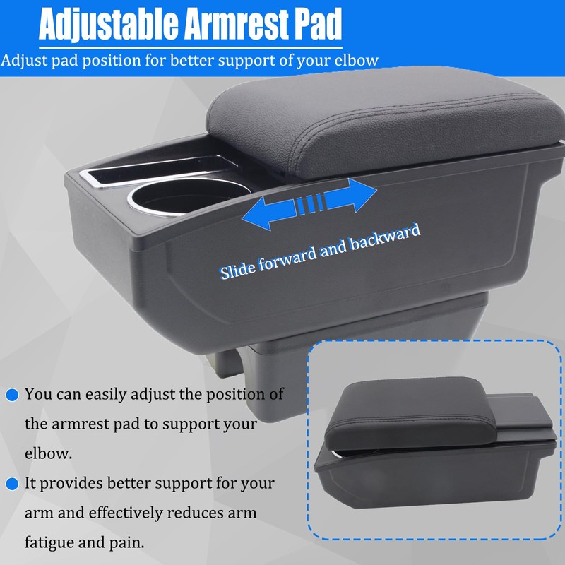 for Mitsubishi Mirage 2014-2024 Car Armrest Box Center Console Accessory