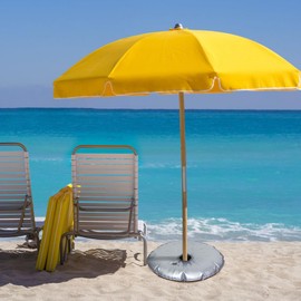 mizikuu Pack of 2 Weights for Parasol Stand, Sandbag Weighting, Fillable, 50 kg, Water Umbrella Stand, Weight Bag, Water Umbrella Base Weight Bag for Umbrellas, Balcony, Beach, Patio