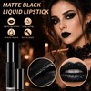 4PCS Black Lipstick Eyeshadow Eyeliner Set for Halloween Makeup