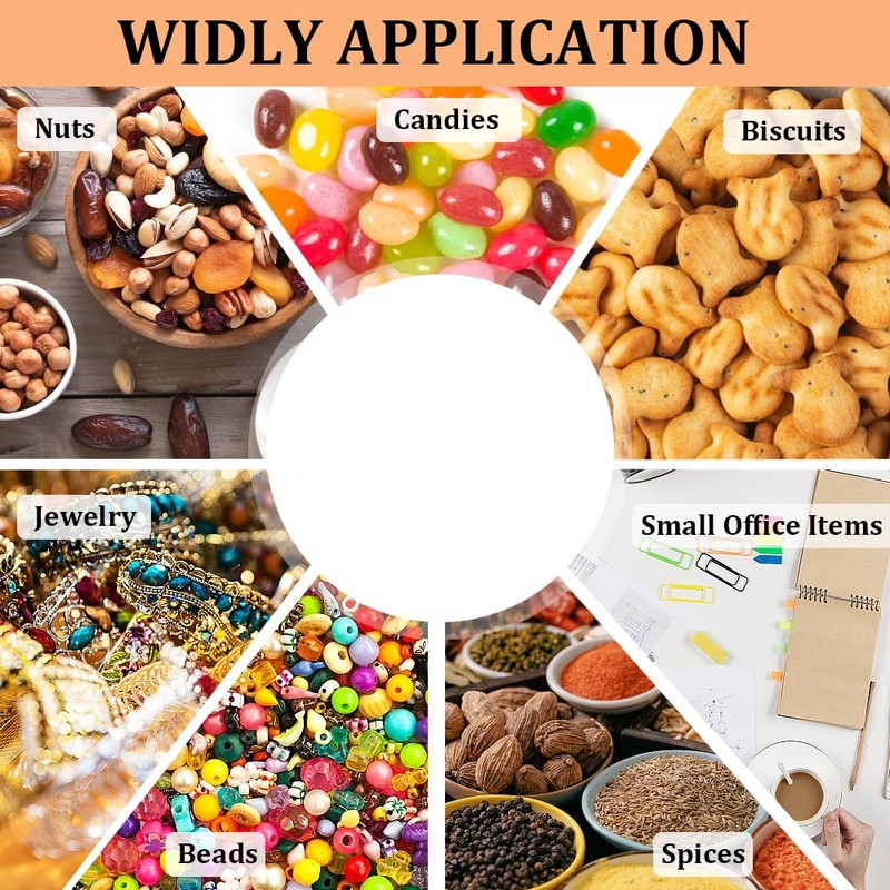 KLYNGTSK 24Pack Square Cube Display Case Transparent Plastic Square Cube