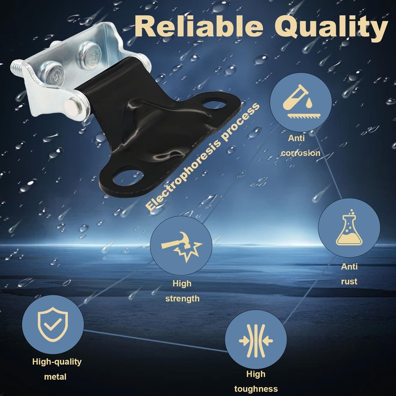 LESHIAUTO Tailgate Hinge Trunk Back Door Compatible with Toyota Rav4
