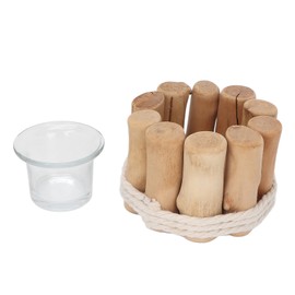Innovative Log Candle Holder Aromatherapy Candlestick Holder Decorative Candlestick