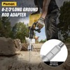 Ground Rod Driver Hex Shank(1-3/16" HEX 50MM)-Grounding Rod Installation Tool