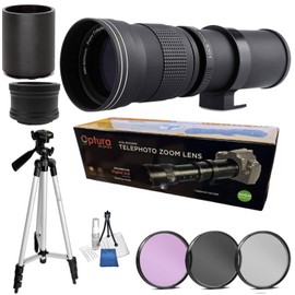 HD 420-1600mm Aperture F/8-16 MF HD Manual Telephoto Zoom Lens for Canon EOS R, EOS R3, EOS R5, EOS R6, EOS R6 II, EOS R7, EOS R8, EOS R10, EOS R50, EOS R100, EOS RP Mirrorless Cameras.