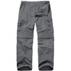 Yevtzl Fishing Hiking Pants for Men, Waterproof Convertible Quick Dry
