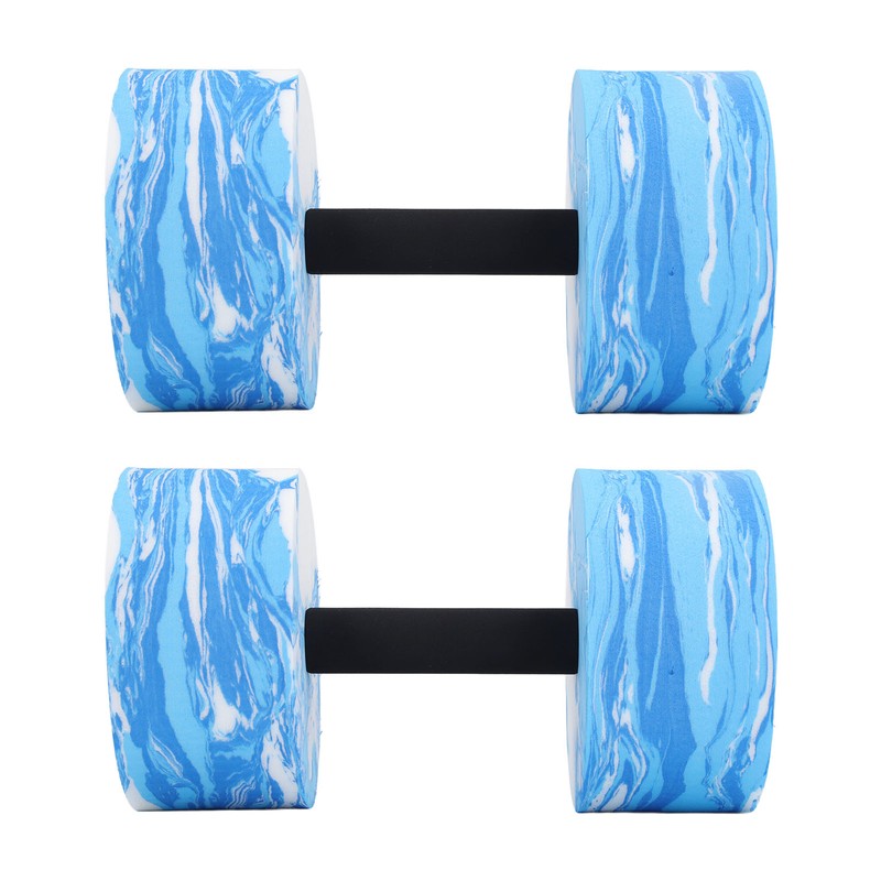 2pcs Water Dumbbell EVA Water Aerobics Weights Dumbbell Strong Buoyancy