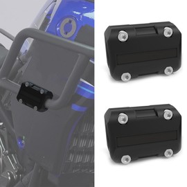 Xitomer 1 pair 22mm/25mm/28mm Motorcycle Engine Guard Bumper Crash Bar Protectors, Motorcycle Engine Bumper Block Protectors Frame sliders (unpainted)