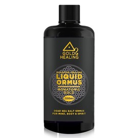Gold Healing GOLD HEALING Liquid ORMUS 200ML 70% MONATOMIC Gold, 30% Magnesium, MANA, MUFKUTZ, ORBITALLY REARRANGED MONOATOMIC Elements for Mind, Brain, Body & Spirit (1)